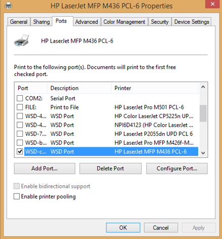 Wsd print driver windows 7 download